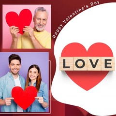 36 Large Valentines Day Heart Cutouts – 12 Inch Paper 36, Red