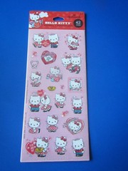Hallmark Hello Kitty Valentines 42 piece sticker set 2017 New Sealed