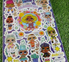 L.O.L. Surprise Colorful Sticker Book LOL Puffy 150 Stickers Glitter Foil Glossy