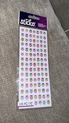 NEW! Sticko Tiny OWLS Theme Stickers 105 pieces! 00073