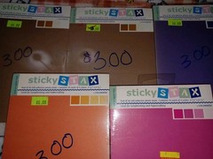 Lot Of Brand New Sticky Stax Self Adhesive Photo Mats Asst Colors