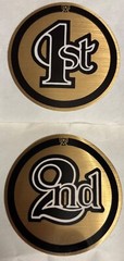 Mylar Sticker 2″ Trophy Craft Party Favor Teacher Scrapbook 5/.99 You Choose