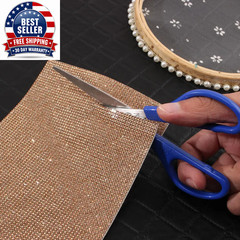 New 12*20Cm Self-Adhesive Rhinestone Sticker Sheet Glitter Trim Applique Crystal