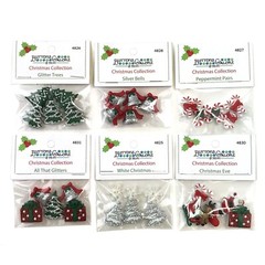 Buttons Galore 50+ Assorted Christmas Theme Buttons for Sewing & Crafts