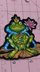 Vintage Stickers Celestial Sun Moon Frog LilyPad Sunflower Dragonfly Lot Vending