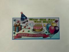 Birthday Funny Money Stickers, Apply Directly on Cash & Checks in Greeting Cards