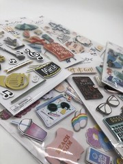 The Paper Studio -La Petites’ Scrapbook Stickers 3D Lot of 9