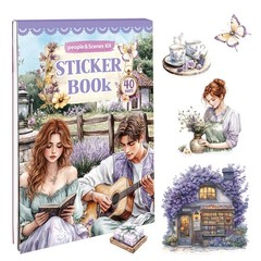 JUNKJWBZ 360 PCS People Stickers Book for Adults – Vintage Aesthetic Journali…