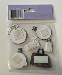 Travel Tag 3D Stickers Scrapbooking Card Making Miss Elizabeth’s