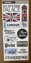 Creative Imagination Rome France London Danelle Johnson Epoxy Stickers Scrapbook