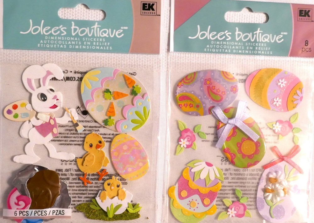 RARE! EASTER BUNNY PAINTING EGGS AND PAINTED EGGS. 50-20193-SPJB283