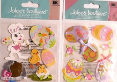 RARE! EASTER BUNNY PAINTING EGGS AND PAINTED EGGS. 50-20193-SPJB283