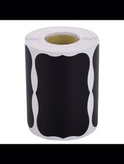 20pcs 300x/Roll Black Labels Stickers For Kitchen Jars Food Storage New（20）