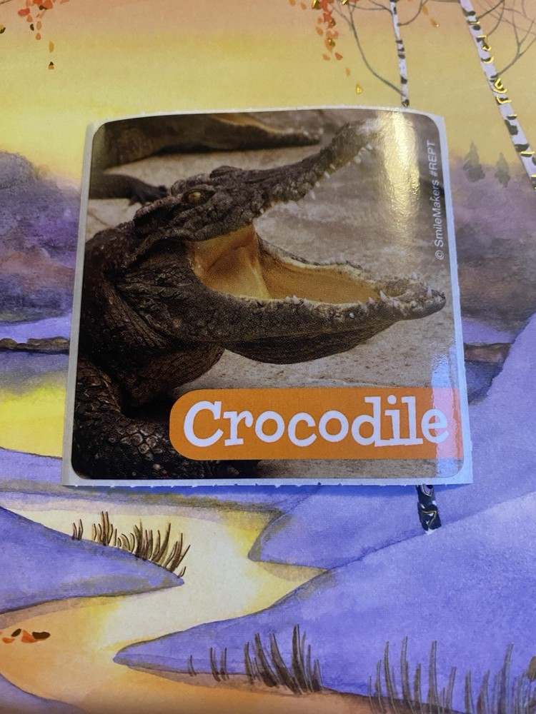 SmileMakers Crocodile Sticker Mod 2.5” Inches