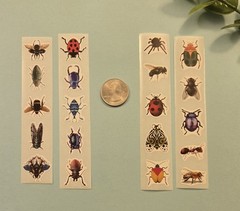 20 ASSORTED BUG STICKERS/ INSECT STICKERS/REWARD STICKERS/KID STICKERS