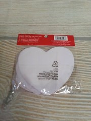 New! 24 Heart Cutout Embellishments Valentine Die Cut Shapes Red Gold White Mom