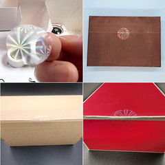 1 Inch Transparent Seal Stickers. 1000 Pcs Holographic Clear Sealing Stickers fo