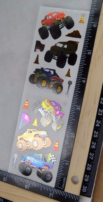 Mrs Grossman MONSTER TRUCKS Stickers