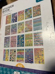 Three Awesome Sticker Books By Walmart NEW