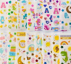 199+ Stickers Care Bears Hello Kitty DISNEY Princess Cute Animals Magical Themes