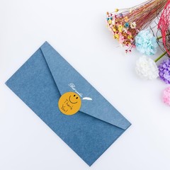 500 Pcs 1.5 Inch Adhesive Thank You Stickers for Small Business