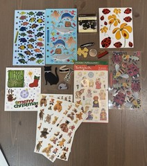 Huge Lot of Scrapbooking Stickers Alphabet Poolside Summer Fun School & More