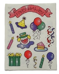 New Vintage Lot Provo Craft Sheets School Birthday Stickers & Borders & Die Cuts