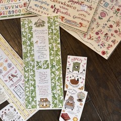 Huge Lot Vintage Susan Branch Alphabet Stickers Sheets 8.5 x 11 Plus Others