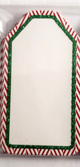 RECOLLECTIONS Christmas Glitter-Accented Die-Cut Tags – 20 pcs