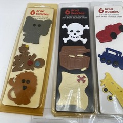 Brad Buddies Vtg Lot 6 Cowboy Fireman Dino Zoo Train Plane Scrapbook Crafts NIB