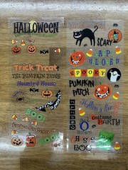 Huge Lot Of Halloween Stickers Scrapbooking Crafts Wood,Foam, Tread Ones Too!