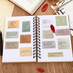 120 Pcs Vintage Motivational Quote Stickers for Scrapbooking and Journaling