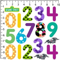 GRAPHICS and MORE Sesame Street Count Von Count 50ct Stickers