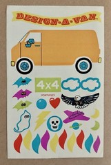 Vintage Sandylion Maxi Activity Stickers – Tree, Bear, Van, Picnic