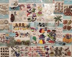 JOLEE’S BOUTIQUE Lot of 33 packs Dimensional Scrapbooking Stickers Assorted Mix