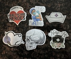 Nurse/Healthcare Stickers Set Of 10
