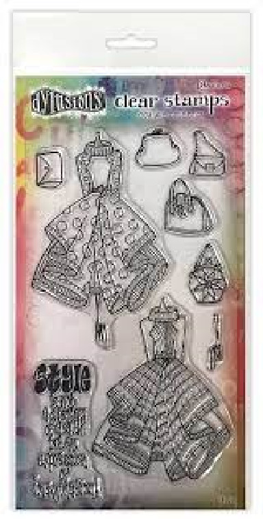 RANGER – DYLUSIONS – CLEAR ACRYLIC STAMPS – LADIES WHO LUNCH DUO