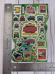 Future Firefighter Tonka Truck Stickers Construction Police Vehicles Foiled New