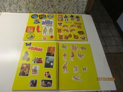 Vintage 1980’s Sticker Albums Books Lot Of 7 SW, GI Joe, Care Bears, Puffy, CP