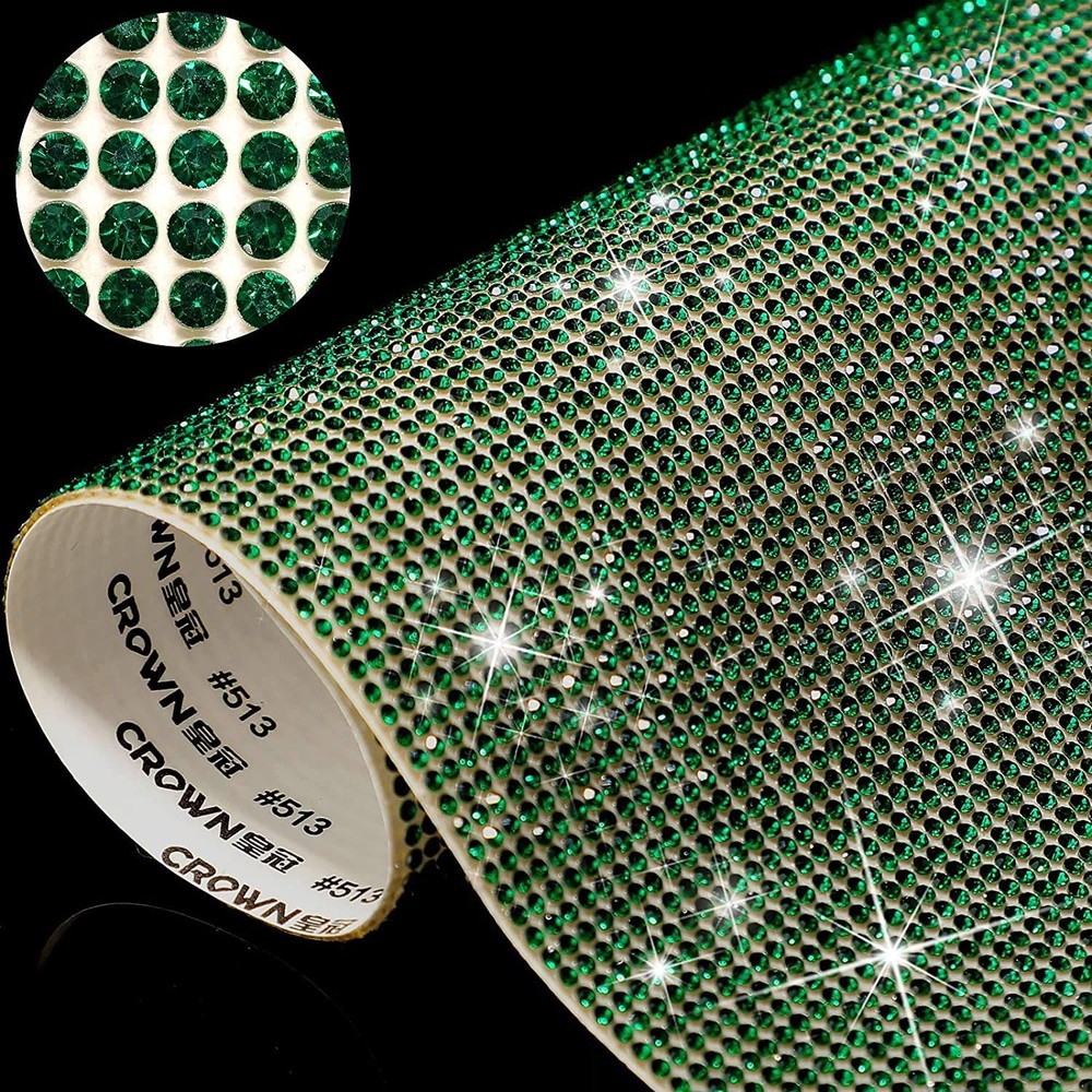 2mm Rhinestone Sticker Sheet Self Adhesive Bling Diamond Crystal Decals DIY dd