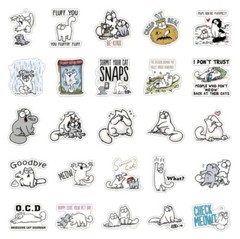 53pcs Cute Animal Stickers – Perfect for Laptops, Water Bottles, and Walls!