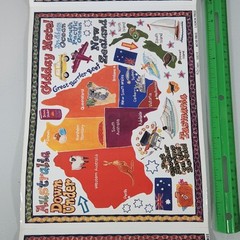 Vintage NRN Designs Australia Country Travel Sticker Roll Lot of 45 Large Sheets