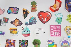 Lot of Girly Girl Diva Stickers Scrapbook Embellishments Pop Culture Art
