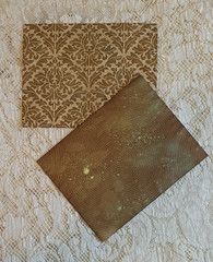 Eight Coffee Dyed Handmade Papers for Your Journals-8 1/2 x 11-28 LB Paper-Set 4