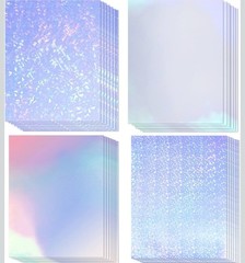 160 Sheets Holographic Printable Sticker Paper 8.5 x 11 Inch Vinyl Sticker Paper