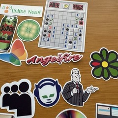 Retro Y2K Millennial Internet Icon Sticker Pack, 90s Kids, Waterproof Vinyl
