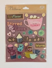 Hot Chocolate Cocoa Drink Scrapbooking Stickers By Life’s Little Occasions RARE