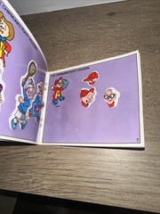 The Chipmunks Puffy Stickers Book, Vintage 1980’s, Dated 1984 Missing Stickers