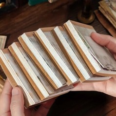 100/pk NOTES FROM THE PAST Vintage Notecards Pad 3.25″ x2.25″ Junk Art Journal