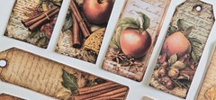 Tall Tags – Golden Harvest – set of 9 (441)